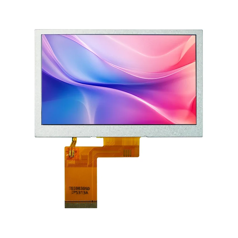 4.3 '일반적으로 흰색 사각형 TFT LCD 디스플레이 모듈